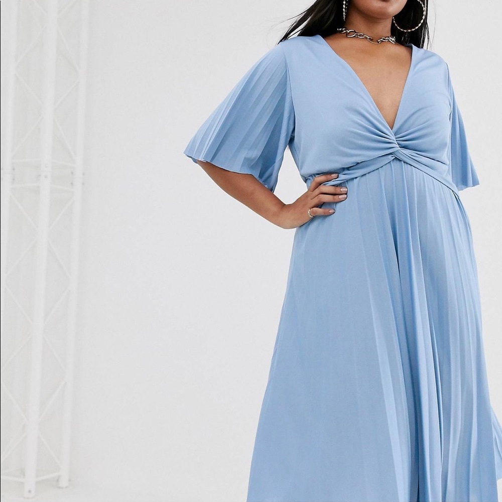 ASOS curve midi dress